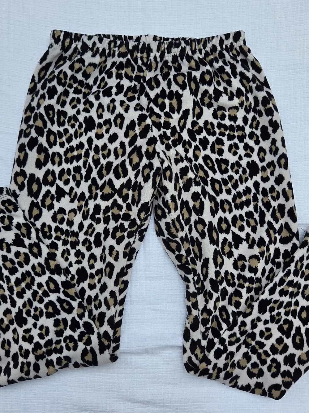The Children's Place Leopard Print Fleece Pajama Pants - Size 7/8